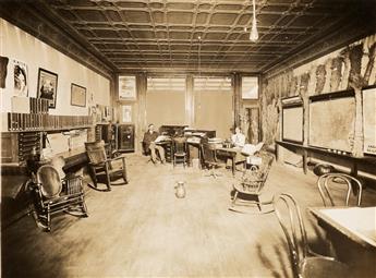 (LAND OFFICE) Group of 14 photographs relating to the homesteading period in Kansas, in
